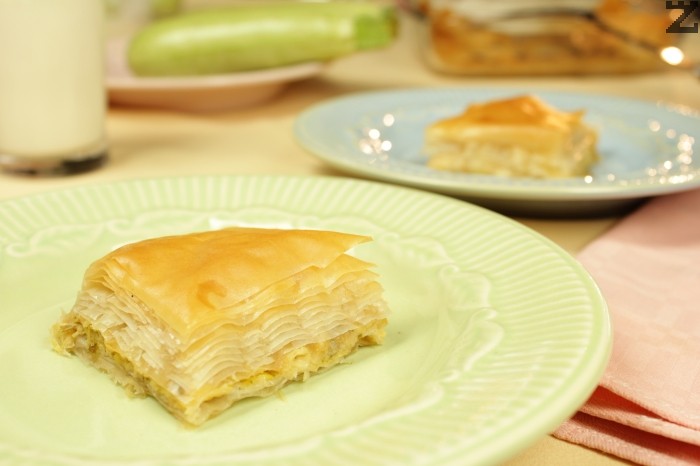 Баница с тиквички и сирене