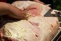 Поставяме боба на дъното на тава, посоляваме. Отгоре слагаме агнето, намазваме го с масло, покриваме с алуминиево фолио. Печем в загрята фурна около 4-5 часа.